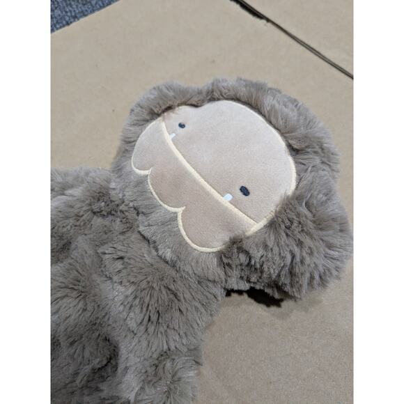 Slumberkins Bigfoot Yeti Snuggler Plush Brown Lovey Blanket Soft 14” - Picture 3 of 11